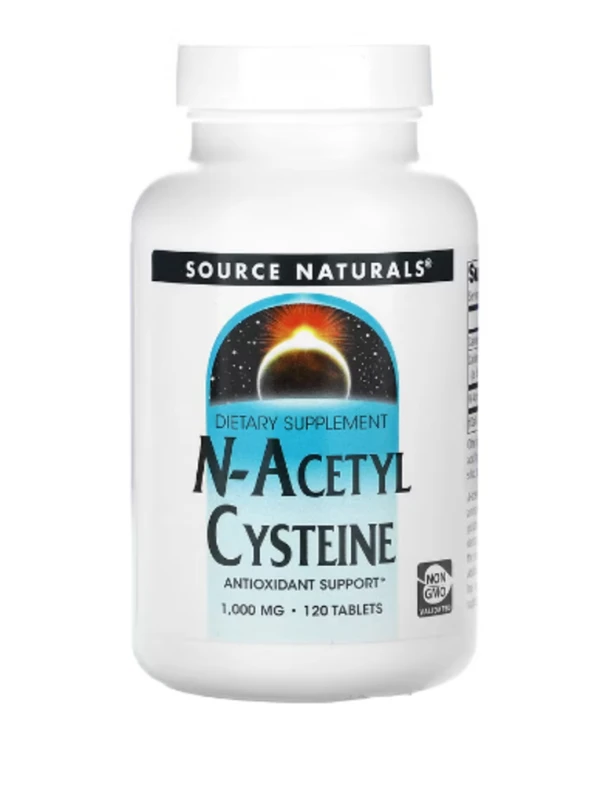 Source Naturals, N-Acetyl Cysteine, 1,000 mg, 120 Tablets