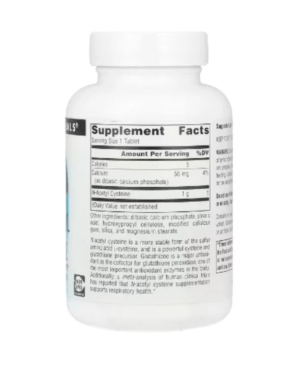 Source Naturals, N-Acetyl Cysteine, 1,000 mg, 60 Tablets