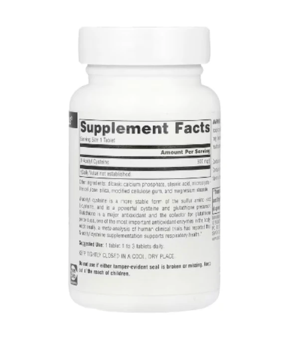 Source Naturals, N-Acetyl Cysteine, 600 mg, 60 Tablets