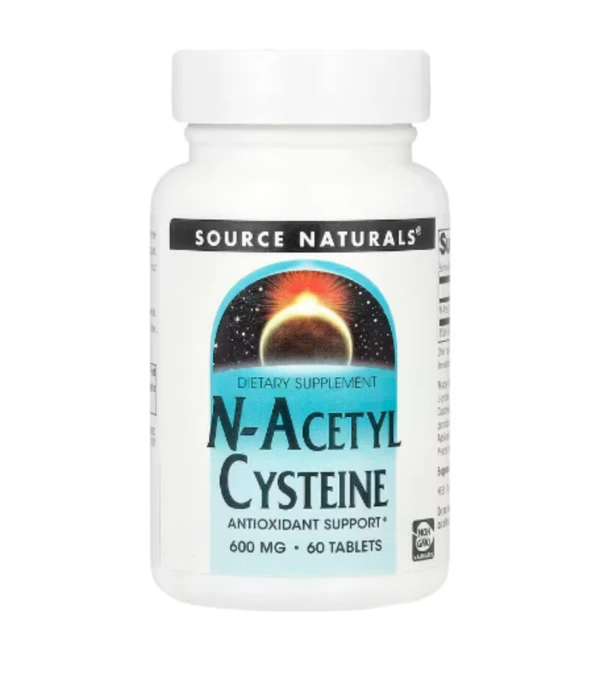 Source Naturals, N-Acetyl Cysteine, 600 mg, 60 Tablets