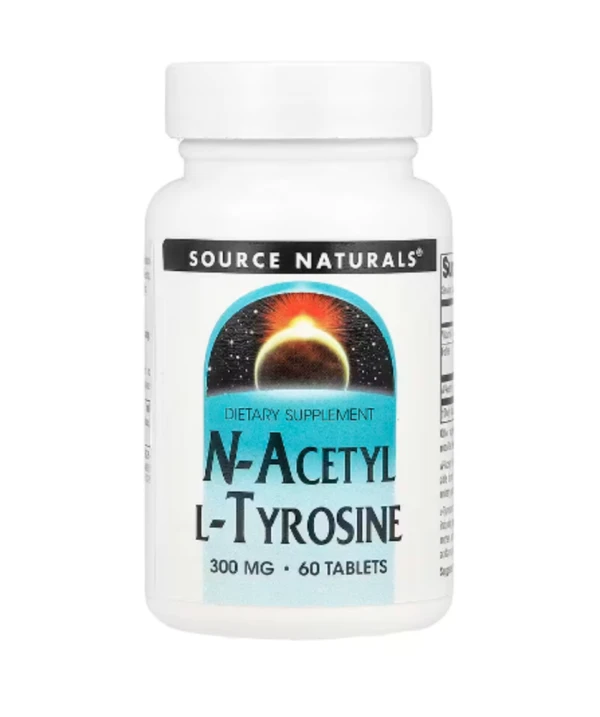 Source Naturals, N-Acetyl L-Tyrosine, 300 mg, 60 Tablets