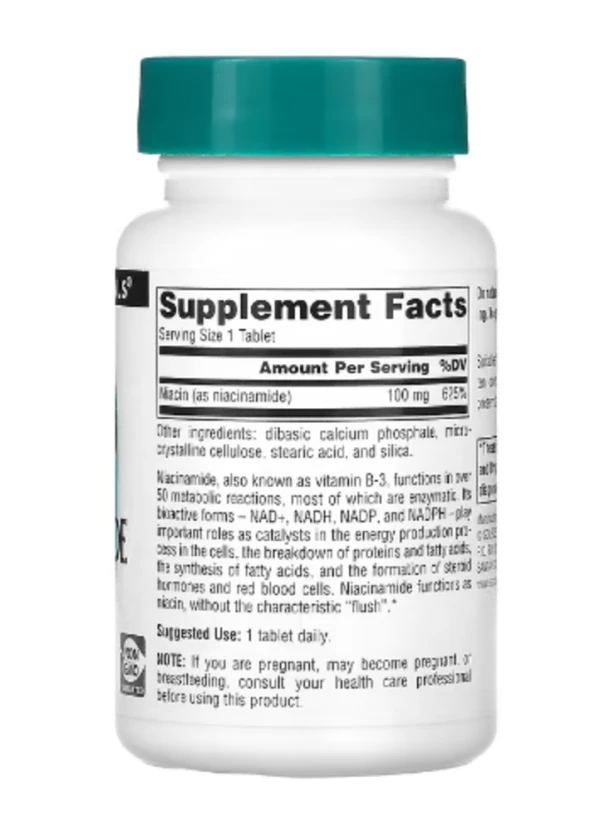 Source Naturals, Niacinamide B-3, 100 mg, 250 Tablets