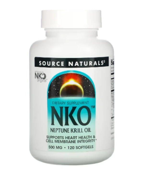 Source Naturals, NKO, Neptune Krill Oil, 500 mg, 120 Softgels