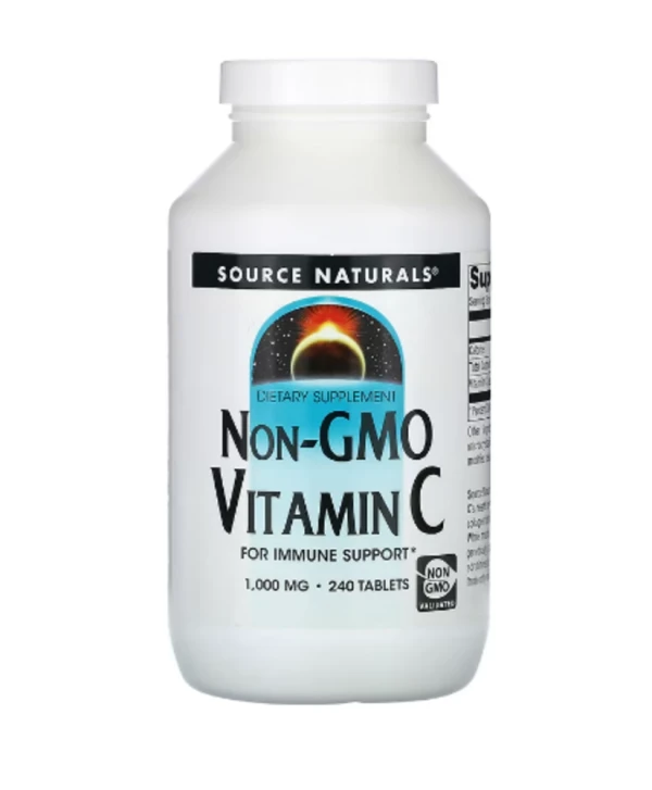 Source Naturals, Non-GMO Vitamin C, 1,000 mg, 240 Tablets