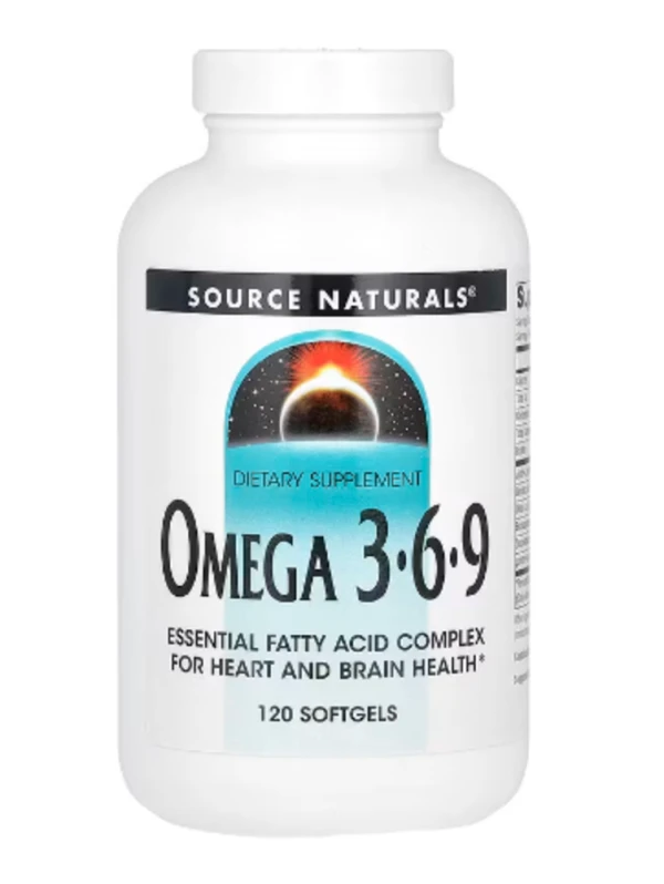 Source Naturals, Omega 3-6-9, 120 Softgels