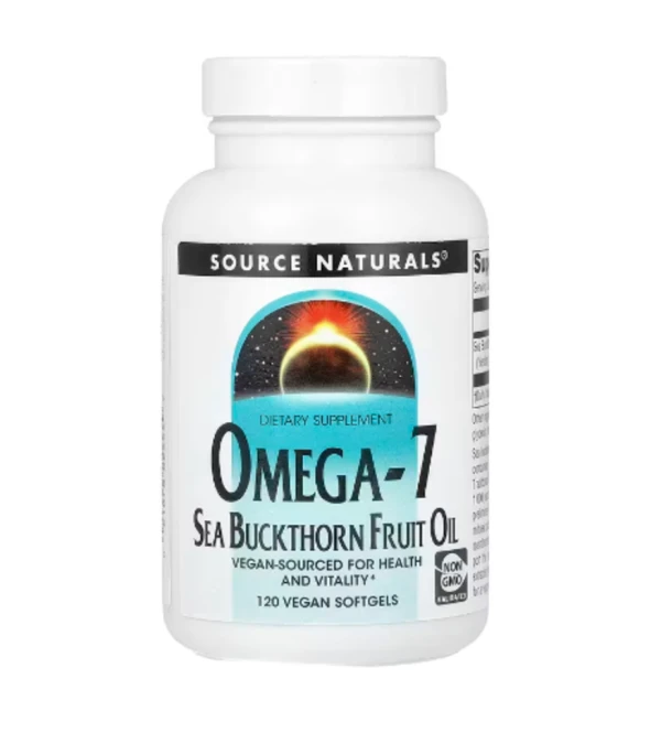 Source Naturals, Omega-7, Sea Buckthorn Fruit Oil , 120 Vegan Softgels