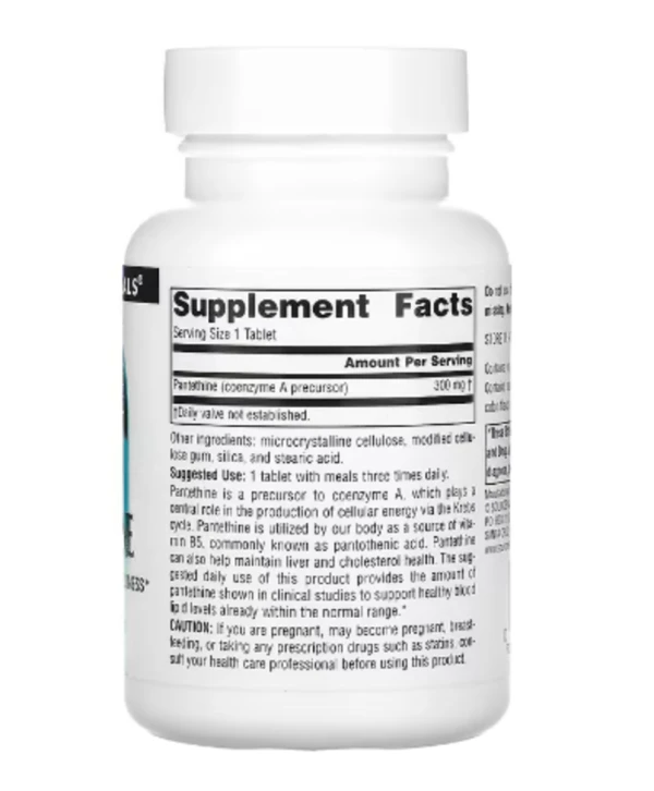 Source Naturals, Pantethine, 300 mg, 90 Tablets