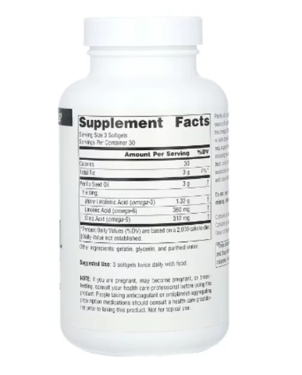 Source Naturals, Perilla Oil, 1,000 mg, 90 Softgels (333 mg per Softgel)