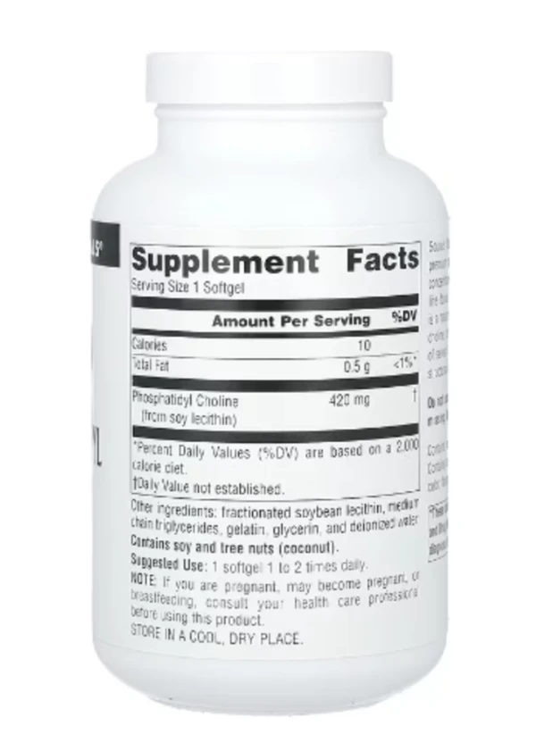 Source Naturals, Phosphatidyl Choline, 420 mg, 180 Softgels