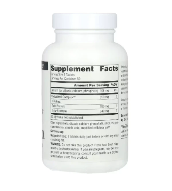 Source Naturals, Phytosterol Complex With Beta-Sitosterol, 340 mg, 180 Tablets (113 mg per Tablet)