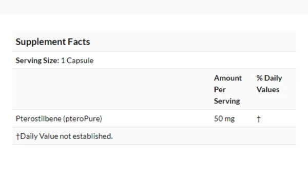 Source Naturals, Pterostilbene, 50 mg, 60 Capsules