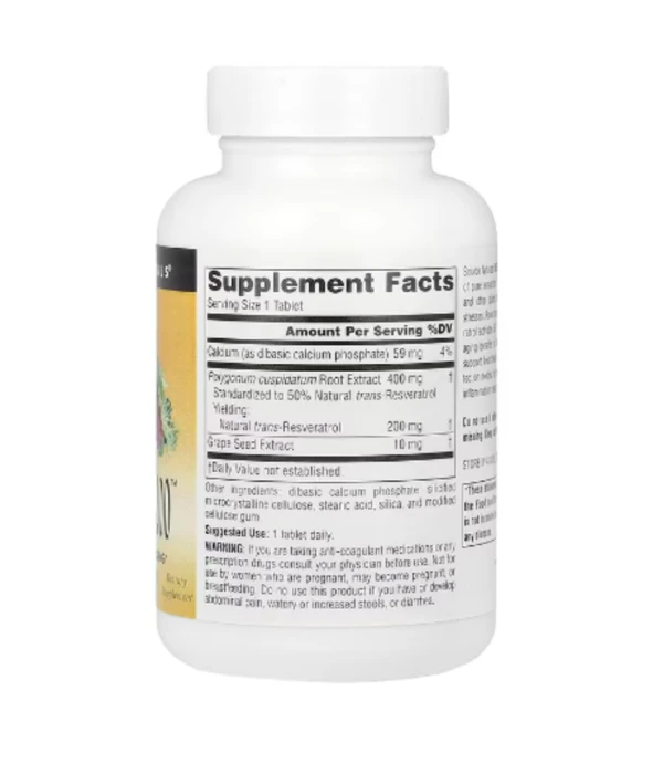 Source Naturals, Resveratrol 200™, 200 mg , 120 Tablets