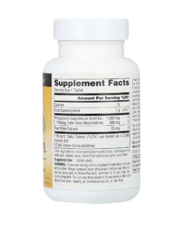 Source Naturals, Resveratrol 500™, 500 mg, 30 Tablets