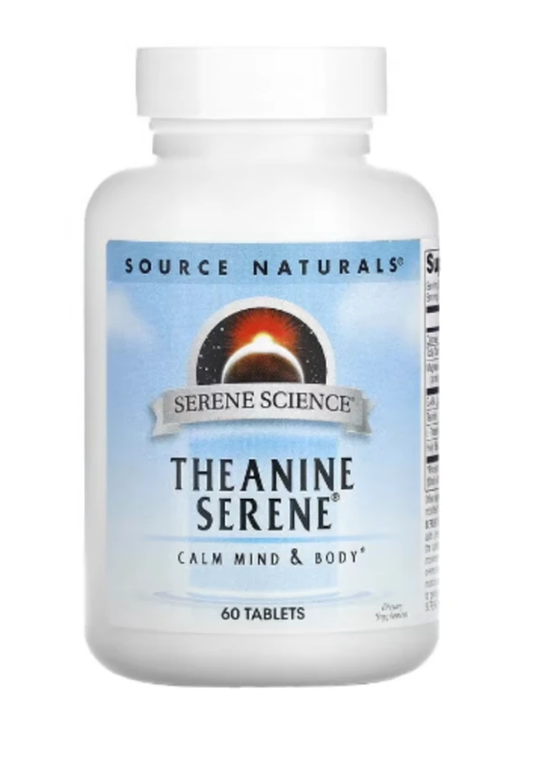Source Naturals, Serene Science, Theanine Serene, 60 Tablets