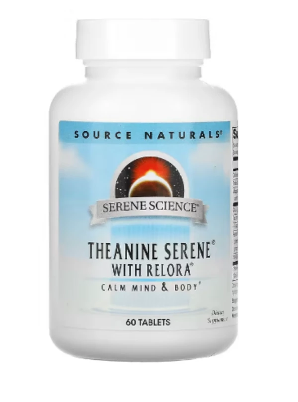Source Naturals, Serene Science, Theanine Serene with Relora, 60 Tablets