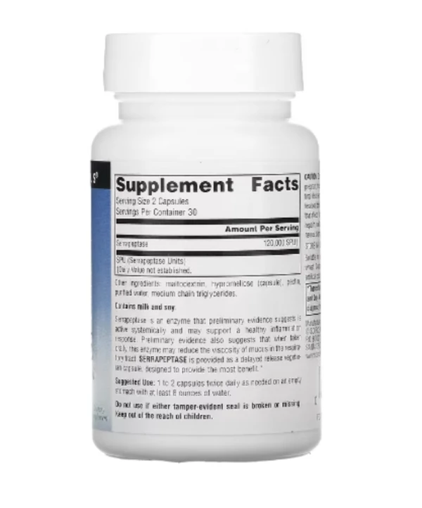 Source Naturals, Serrapeptase, 60 Capsules