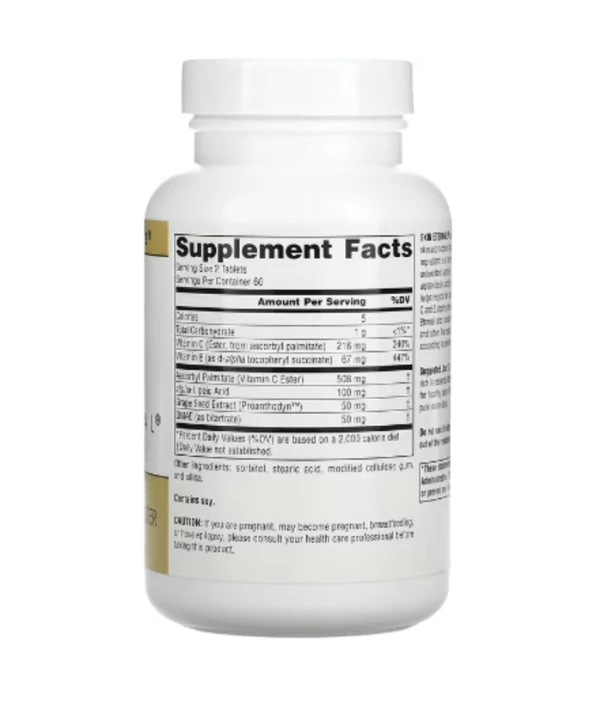 Source Naturals, Skin Eternal With DMAE, Lipoic Acid, and C Ester, 120 Tablets