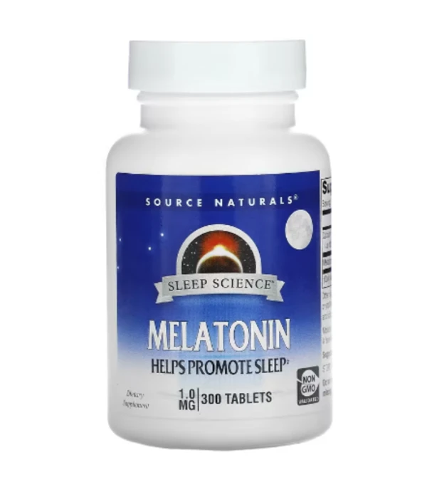 Source Naturals, Sleep Science, Melatonin, 1 mg, 300 Tablets