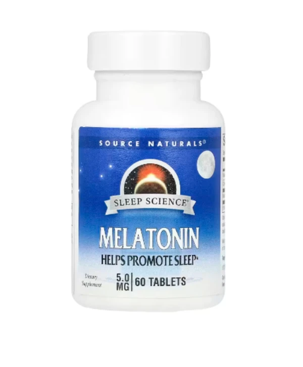 Source Naturals, Sleep Science®, Melatonin, 5 mg, 60 Tablets