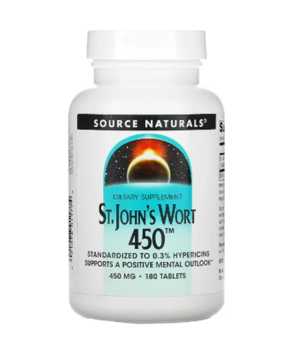 Source Naturals, St. John's Wort 450, 450 mg, 180 Tablets