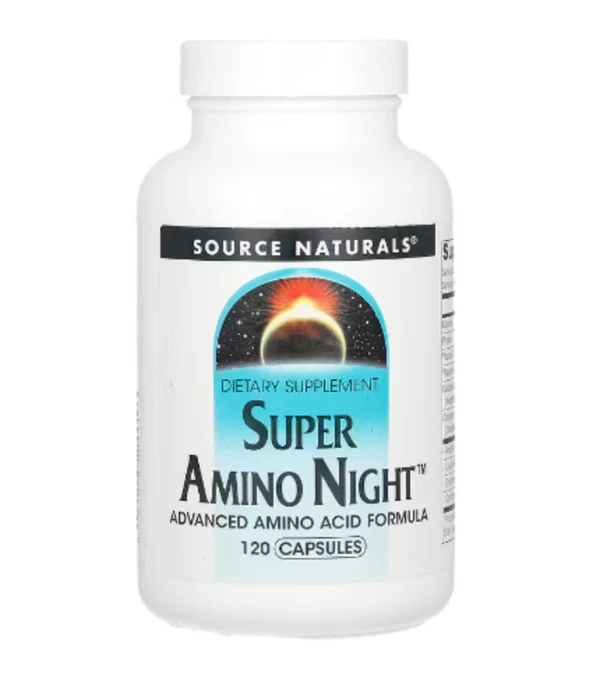 Source Naturals, Super Amino Night, 120 Capsules