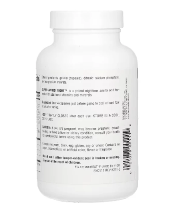 Source Naturals, Super Amino Night, 120 Capsules