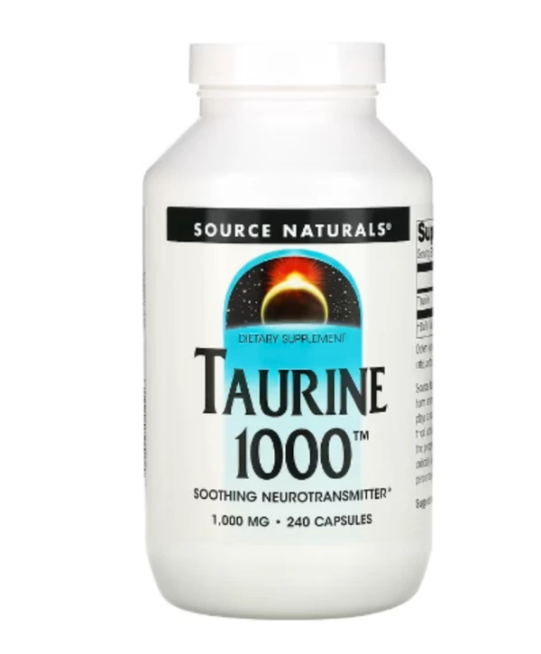 Source Naturals, Taurine 1000, 1,000 mg, 240 Capsules