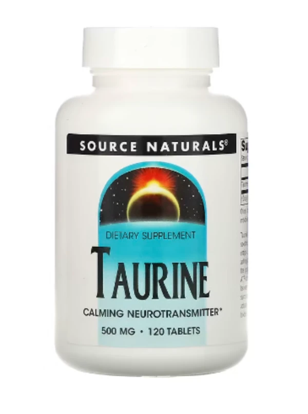 Source Naturals, Taurine, 500 mg, 120 Tablets