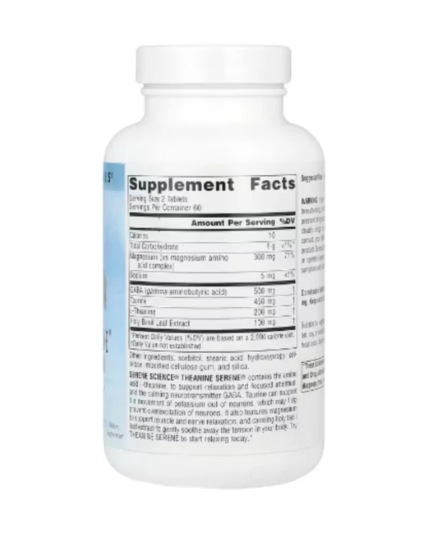 Source Naturals, Theanine Serene® With Magnesium, 120 Tablets