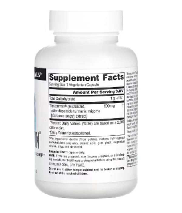 Source Naturals, Theracurmin, 600 mg, 60 Vegetarian Capsules
