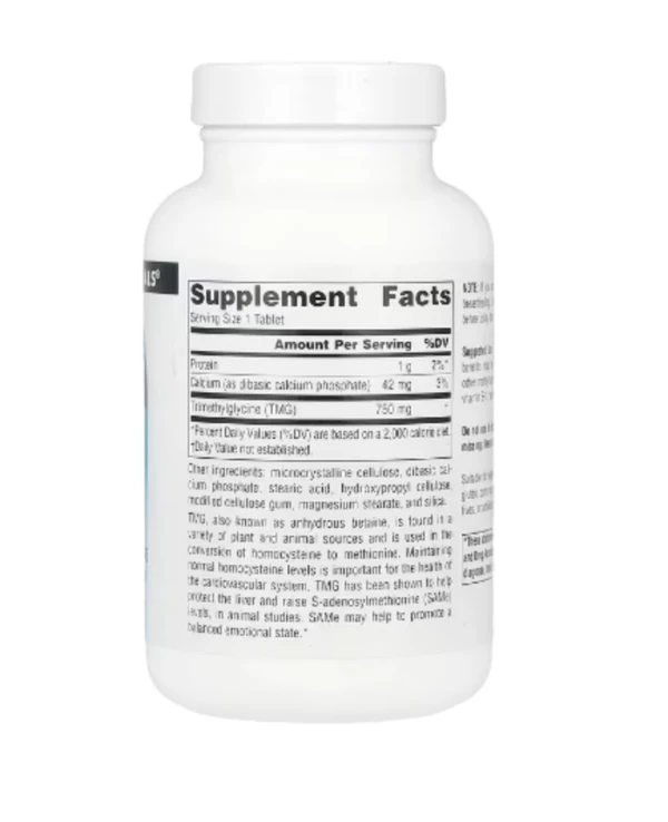 Source Naturals, TMG, 750 mg, 120 Tablets