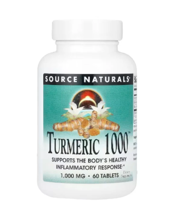 Source Naturals, Turmeric 1000™, 1,000 mg, 60 Tablets