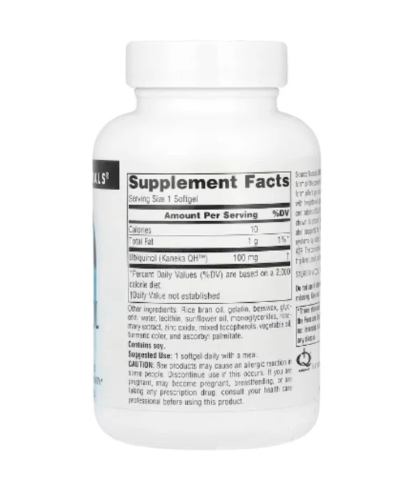 Source Naturals, Ubiquinol CoQH, 100 mg, 60 Softgels