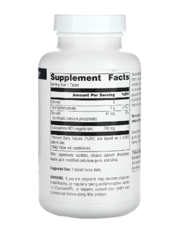 Source Naturals, Vegetarian Glucosamine, 750 mg, 120 Tablets