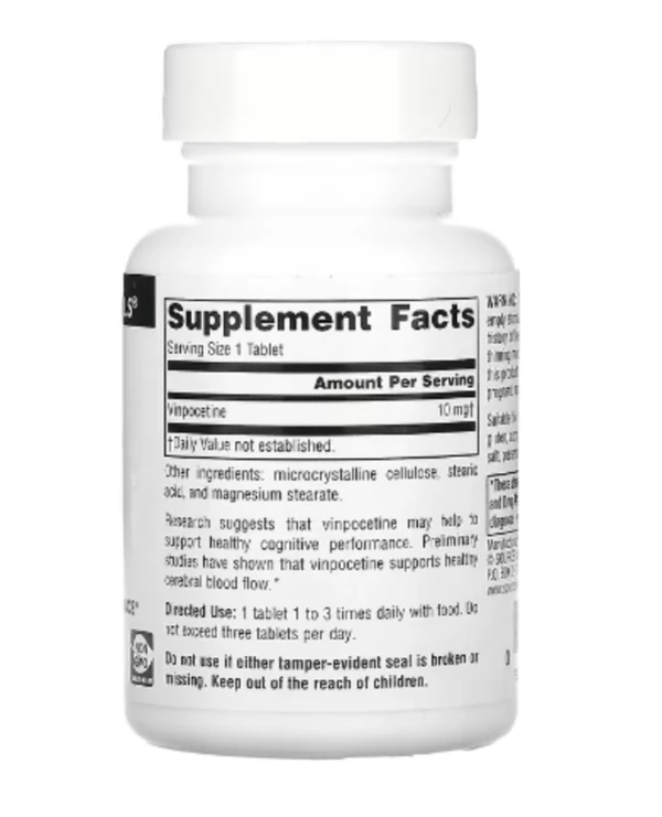 Source Naturals, Vinpocetine, 10 mg, 120 Tablets