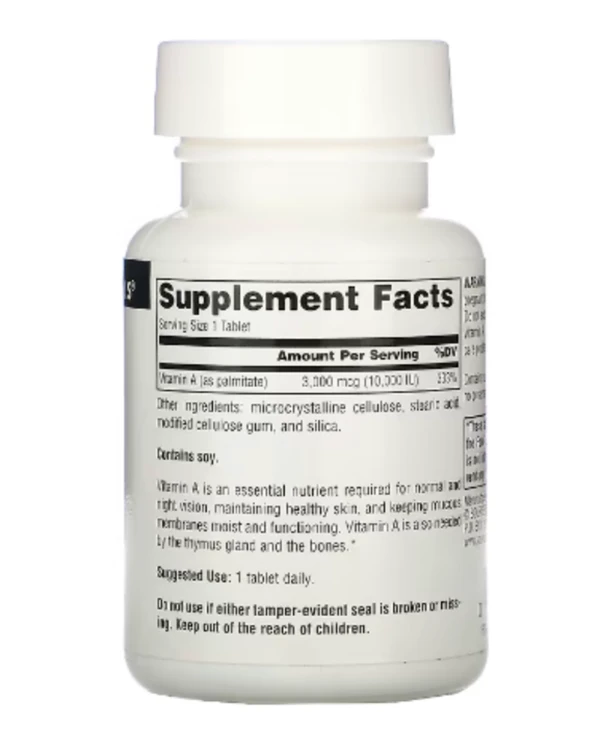 Source Naturals, Vitamin A, 10,000 IU, 100 Tablets