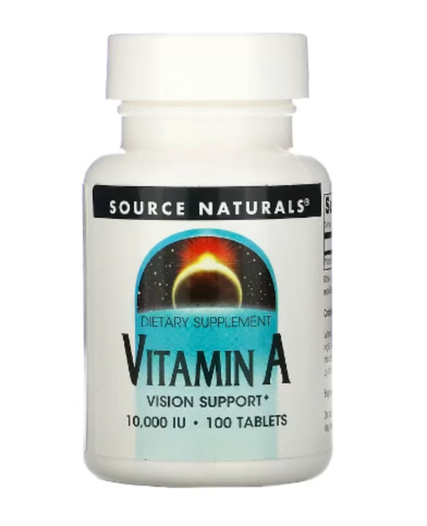 Source Naturals, Vitamin A, 10,000 IU, 100 Tablets