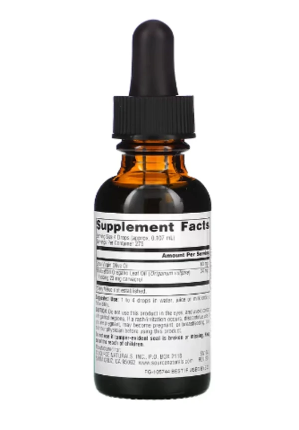 Source Naturals, Wellness, Oil of Oregano, 1 fl oz (29.57 ml)