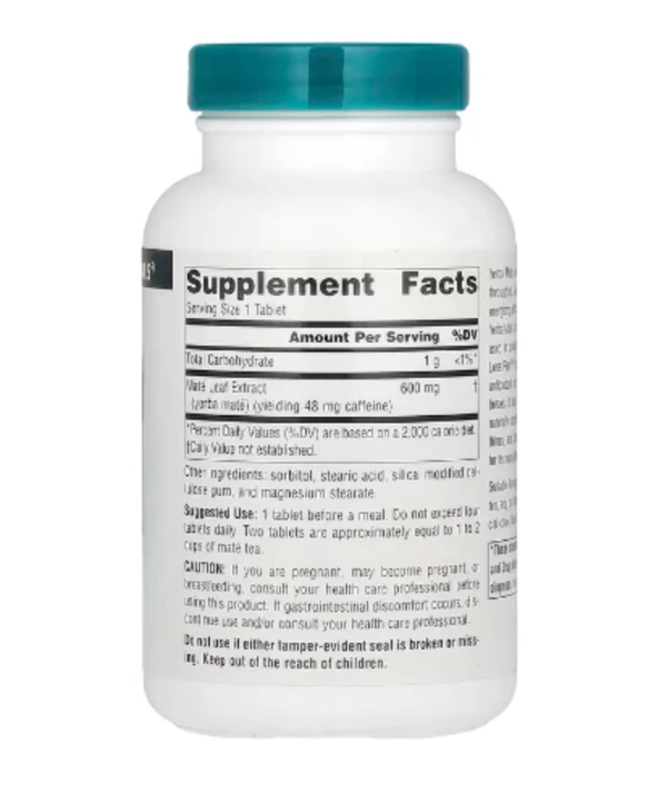 Source Naturals, Yerba Mate, 600 mg, 90 Tablets