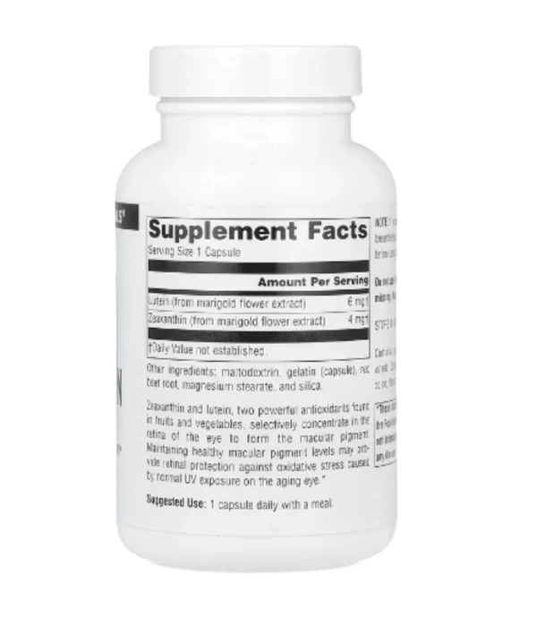 Source Naturals, Zeaxanthin with Lutein, 10 mg, 120 Capsules