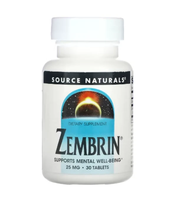 Source Naturals, Zembrin, 25 mg, 30 Tablets