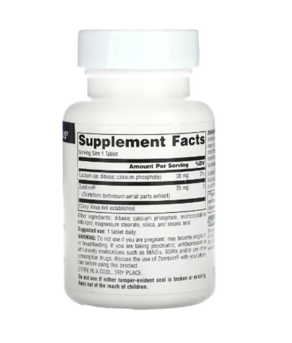 Source Naturals, Zembrin, 25 mg, 60 Tablets