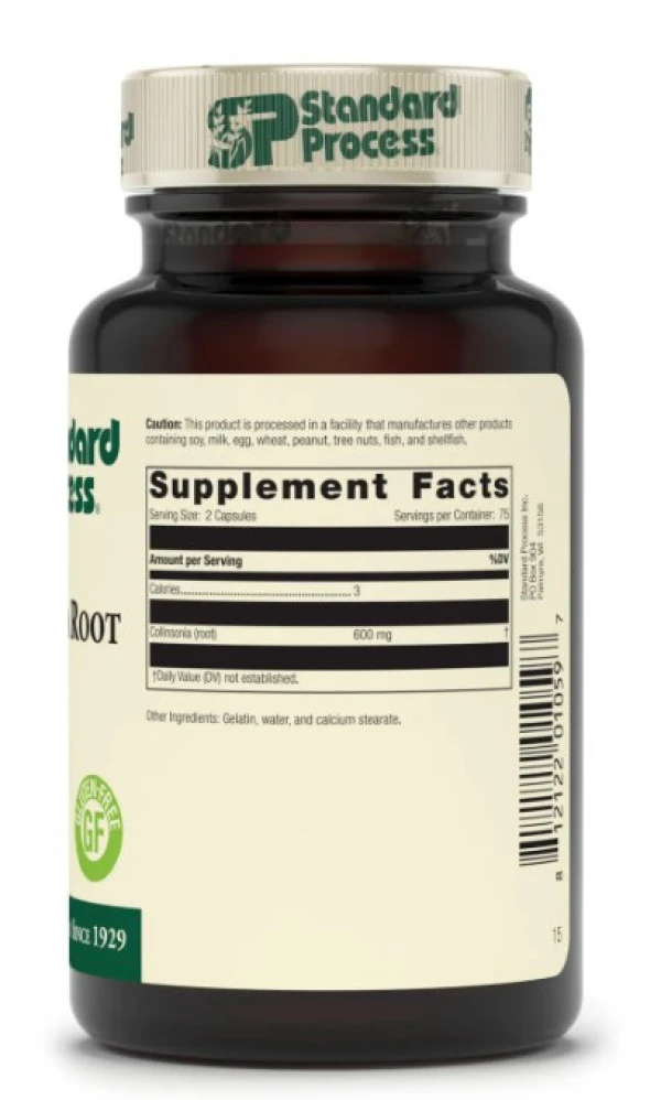 Standard Process Collinsonia Root 150 Capsules