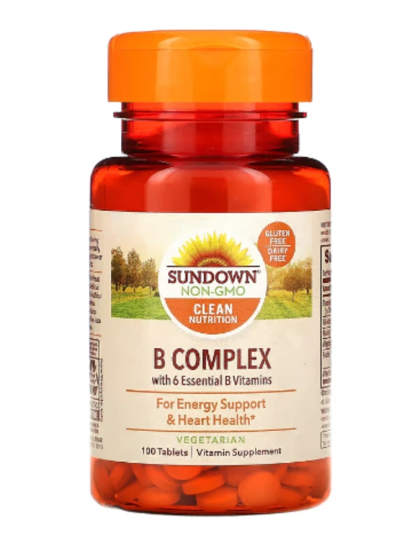 Sundown Naturals, B-Complex, 100 Tablets