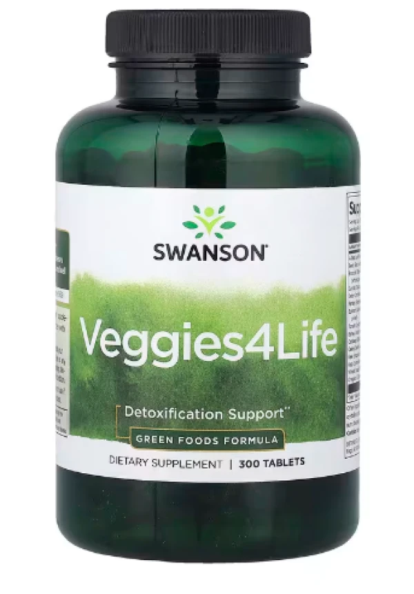 Swanson, Veggies4Life, 300 Tablets