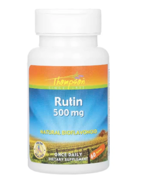 Thompson, Rutin, 500 mg, 60 Tablets