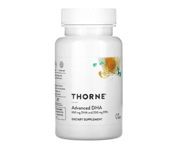 Thorne, Advanced DHA, 60 Gelcaps
