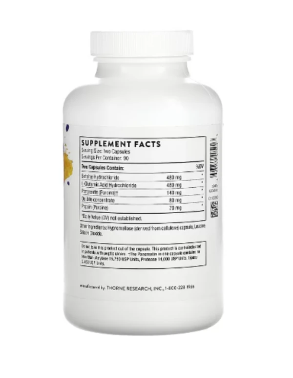 Thorne, Advanced Digestive Enzymes, 180 Capsules, Near EXP - Feb-2025