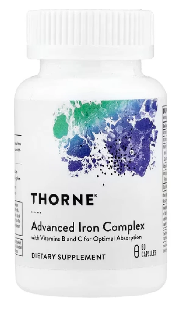 Thorne, Advanced Iron Complex, 60 Capsules