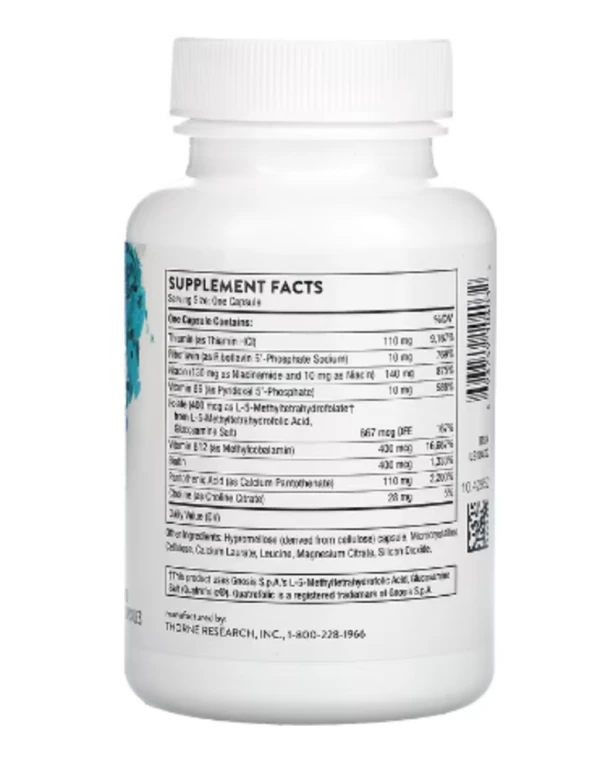 Thorne, Basic B Complex, 60 Capsules
